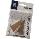 Set terminatie plinta parchet Arbiton LM 55, nuc Pecan, PVC, 55 x 26 mm, 2 bucati/set