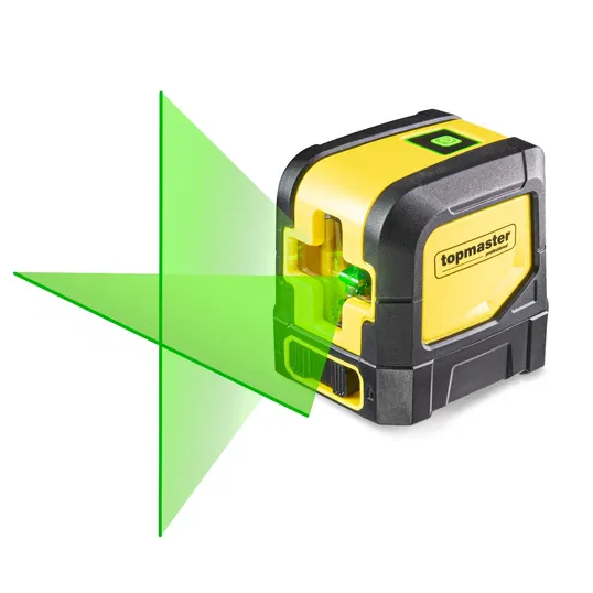 Nivela laser Topmaster 1H1V, hobby, laser verde, cu acumulatori