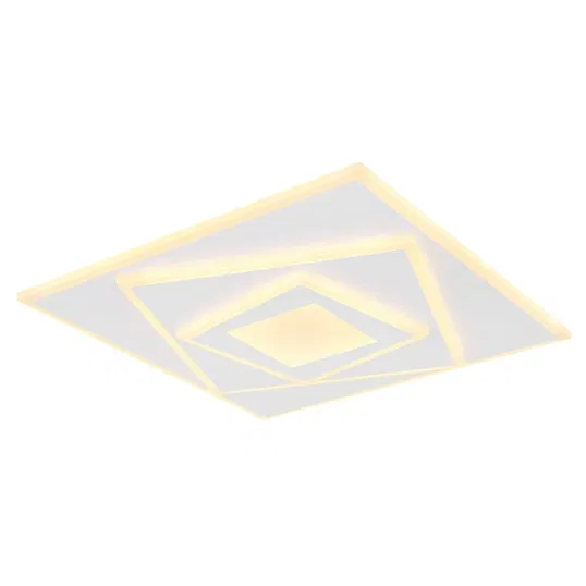 Plafoniera Globo Horni, metal, 1 x LED, 24W, alb, 40 x 40 cm