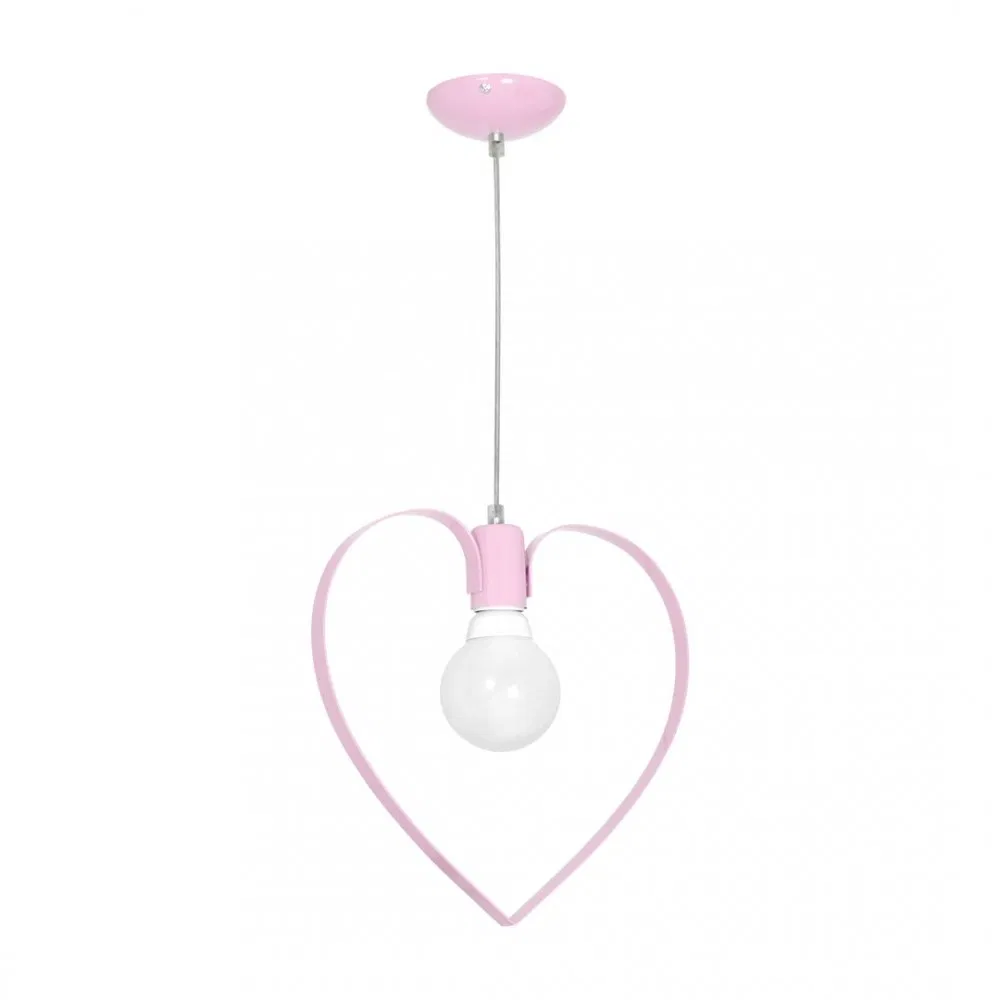 Suspensie Amore 99532, metal, 1 x E27, 60 W, roz, 31 cm