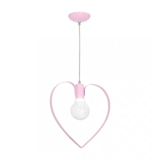 Suspensie Amore 99532, metal, 1 x E27, 60 W, roz, 31 cm