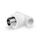 Teu PPR 20 mm, 1/2, filet exterior, alb