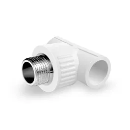 Teu PPR 20 mm, 1/2, filet exterior, alb