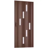 Usa plianta cu geam, Italbox Aurora, mahon, 85 x 203 cm