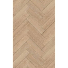 Pardoseala SPC 4+1 mm, herringbone, Desert Oak 207, nuanta medie, decor lemn, clasa de trafic 32, click sistem, folie izolatoare atasata, 750 x 150 mm