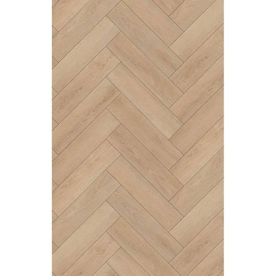 Pardoseala SPC 4+1 mm, herringbone, Desert Oak 207, nuanta medie, decor lemn, clasa de trafic 32, click sistem, folie izolatoare atasata, 750 x 150 mm