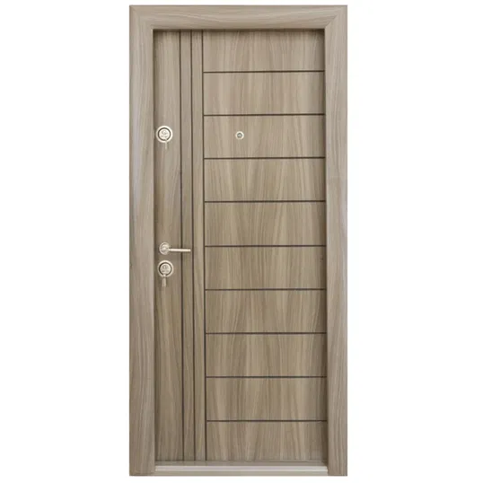 Usa metalica de intrare in apartament Arta Door 309, cu fete din MDF laminat, 880 x 2010 mm, deschidere dreapta, culoare tanganic