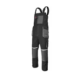 Pantaloni de lucru cu pieptar EuroClassic, tercot, barbatesti, vara, culoare gri, marimea 50