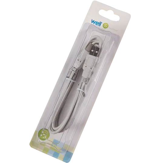 Cablu imprimanta USB 1.1 Well, USB A tata, USB B tata, 1.8 m