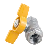 Robinet sferic fluture gaz Giacomini, filet interior-interior, 3/8
