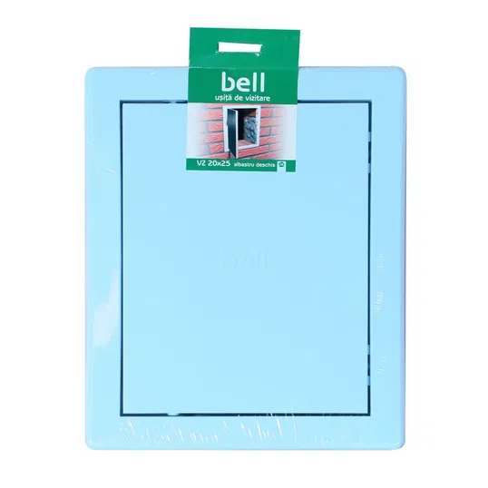 Usita vizitare, Bellplast, plastic, albastru deschis, 20x25 cm