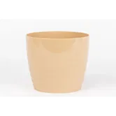 Masca ghiveci Harplast Silvia, plastic, cappucino, diametru 13 cm, 12.6 cm