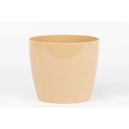 Masca ghiveci Harplast Silvia, plastic, cappucino, diametru 13 cm, 12.6 cm