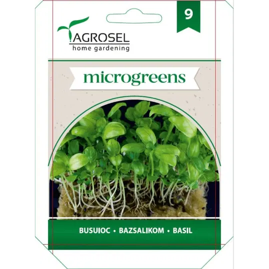 Seminte busuioc microgreens Agrosel, 4 g