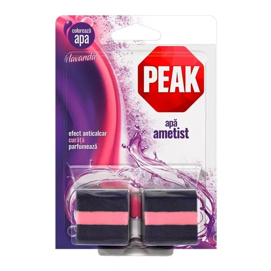 Odorizant bazin toaleta Peak WC, lavanda, 2 x 50 g