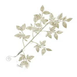 Decoratiune de Craciun crenguta cu perle, plastic, 30 cm