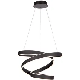 Lustra LED Andromeda, 100 W, metal/plastic, negru