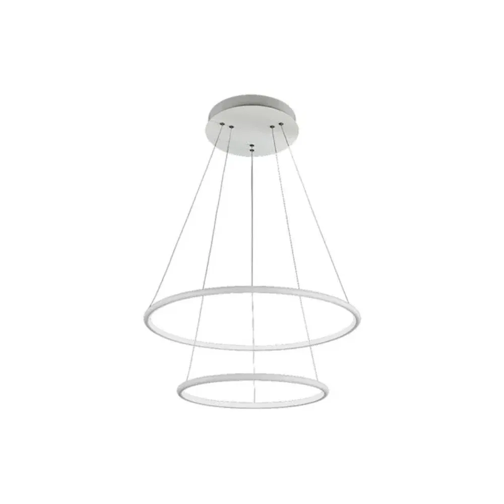 Lustra led Orion, 53 W, alb, inaltime reglabila 50 - 90 cm