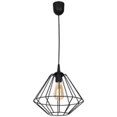 Suspensie Colin, 1xE27, 60 W, metal, negru