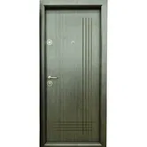 Usa metalica de intrare in apartament Arta Door 333, cu fete din MDF laminat, deschidere dreapta, culoare gri, 880 x 2010 mm