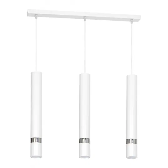 Suspensie Joker, 3 x GU10, metal, alb/crom