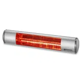 Radiator infrarosu de perete Kemper, carcasa metalica, 1 treapta incalzire, gri, 62,5 x 12 x 12 cm