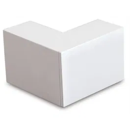 Set canal cablu cot exterior Dietzel, plastic, alb, 16 x 40 mm, 2 bucati