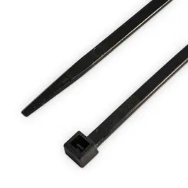 Coliere din plastic, poliamida 6.6, negru, 1220 x 9 mm, 100 bucati