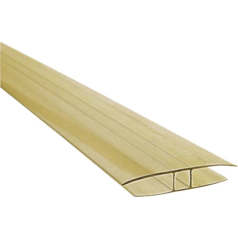Profil policarbonat Carboplak, bronz, grosime 4 mm, lungime 3 m