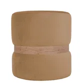Taburet Ring, inel stejar, stofa bej H03, rotund, 38 x 38 x 40 cm