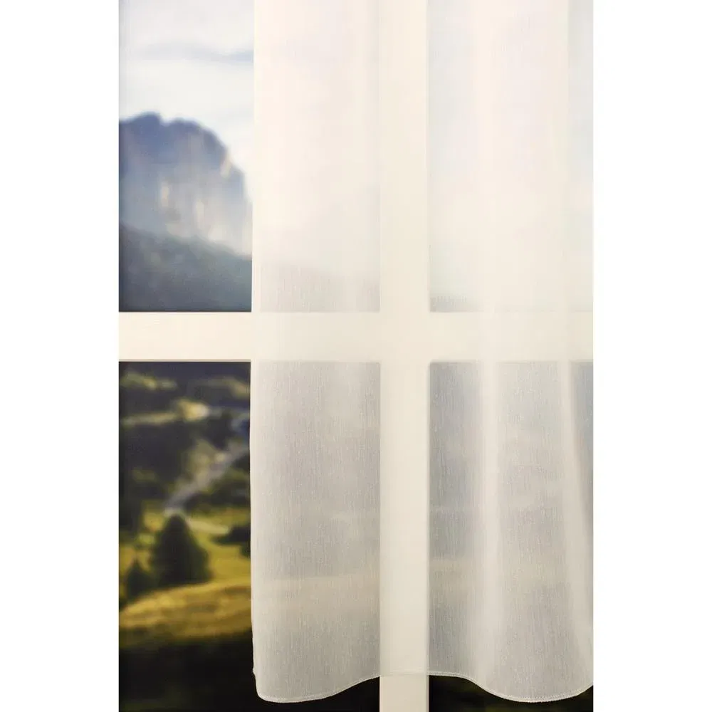 Perdea Batiste 6979, poliester, ecru, 300 x 250 cm