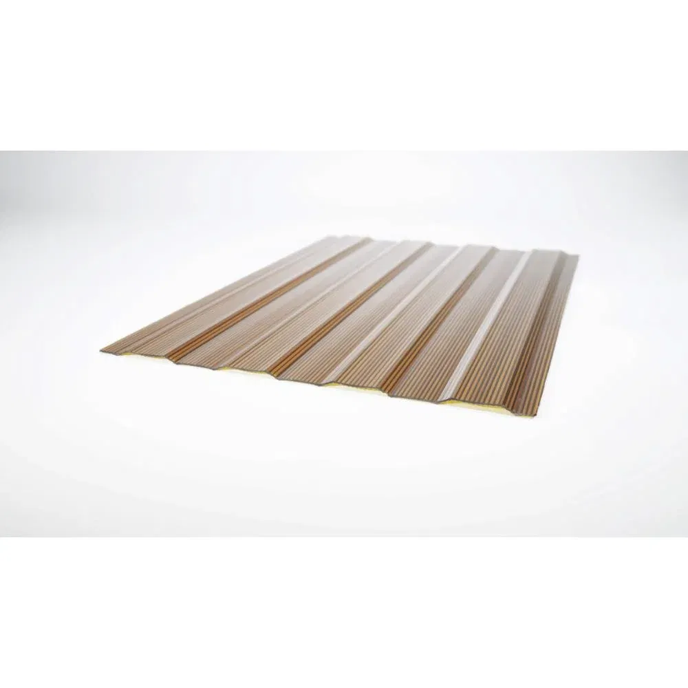 Placa policarbonat solid, bronz, 2000 x 1070 mm