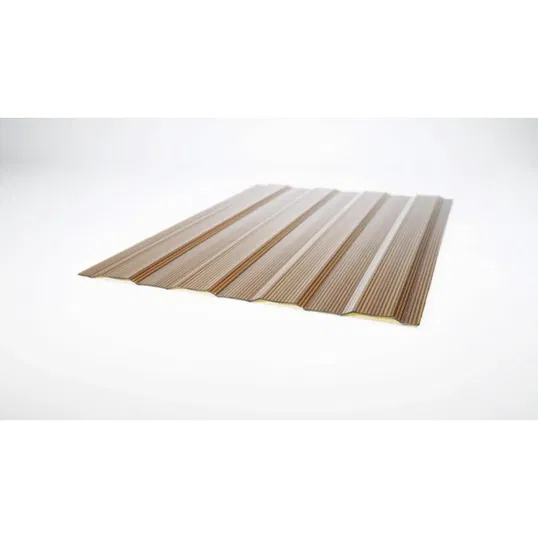 Placa policarbonat solid, bronz, 2000 x 1070 mm