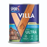 Lazura pentru lemn Spor Villa Aqua Ultra, pe baza de apa, mahon, interior/exterior, 0.75 l