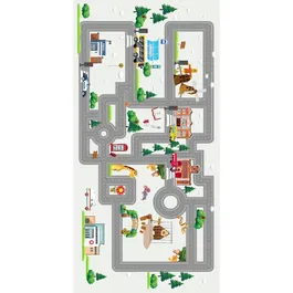 Covor copii Trafic, poliester, multicolor, 70 x 140 cm