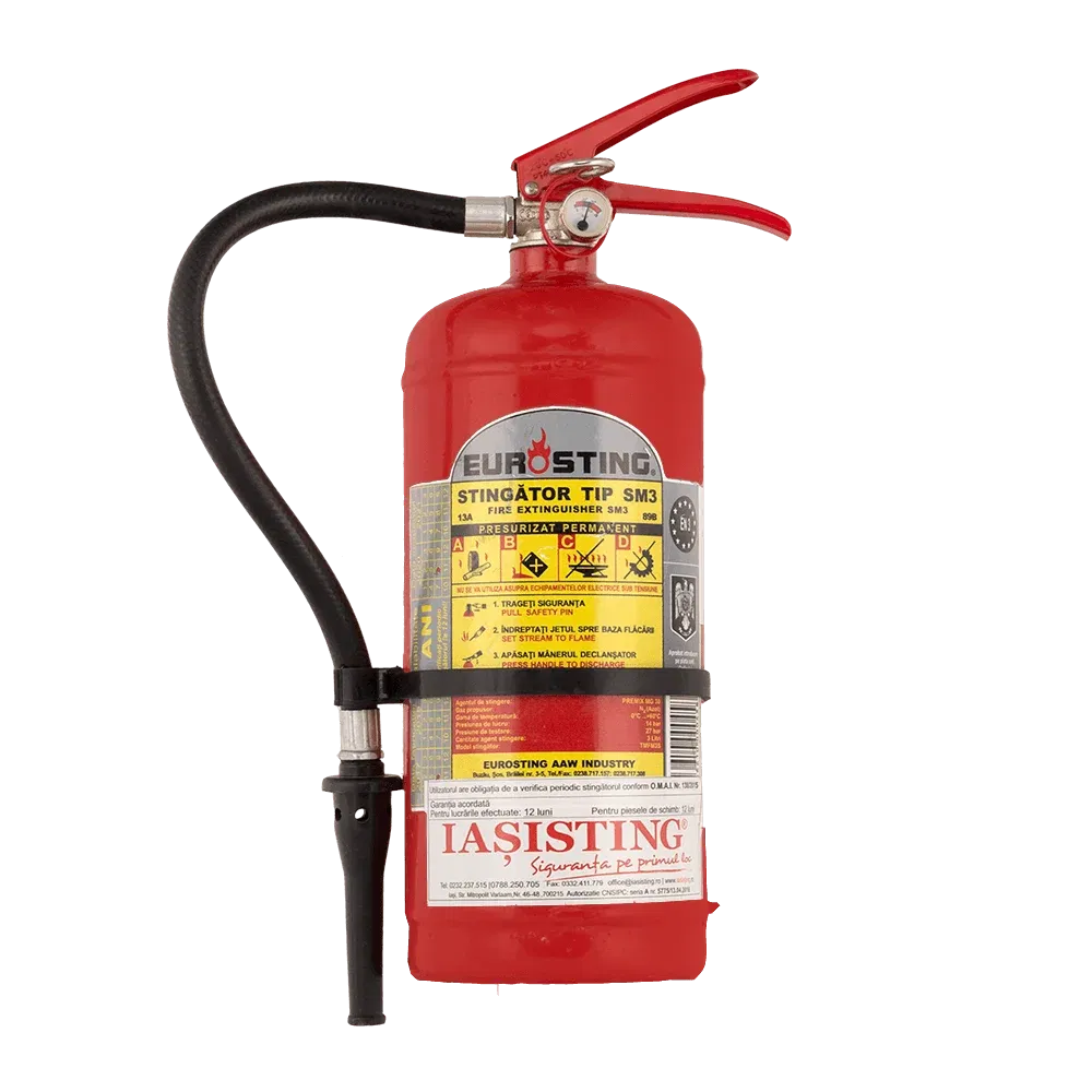 Stingator presurizat, cu spuma mecanica, tip SM3, 3L