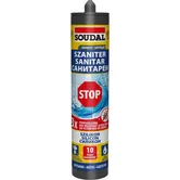 Silicon sanitar Soudal Stop, antracit , 280 ml