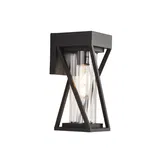 Aplica HELENA 3, KL133009, 1xE27, negru, transparent