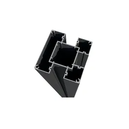 Stalp de gard multifunctional, aluminiu, gri antracit, 1500 x 70 x 70 mm