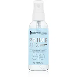 Bell Hypoallergenic Hydrating bază de machiaj și spray fixator 2 în 1 cu acid hialuronic 50 ml