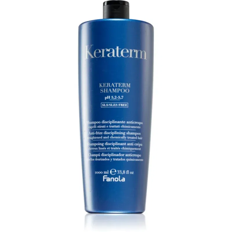 Fanola Keraterm sampon pentru indreptarea parului pentru par indisciplinat 1000 ml
