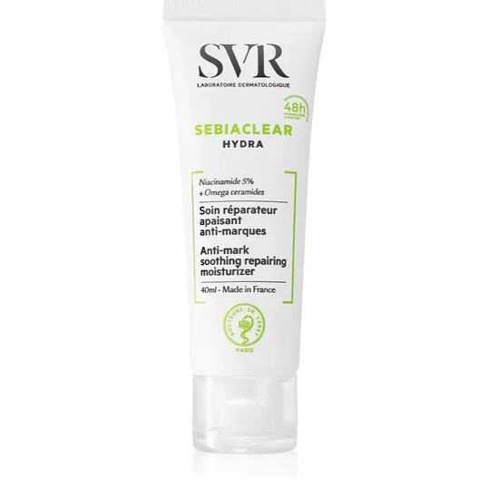 SVR Sebiaclear Hydra crema calmanta si hidratanta pentru pielea cu imperfectiuni 40 ml
