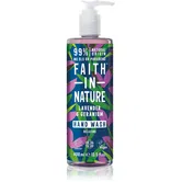 Faith In Nature Lavender & Geranium Săpun natural pentru mâini cu esente de lavanda 400 ml