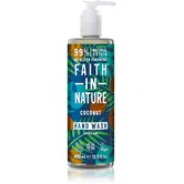 Faith In Nature Coconut Săpun natural pentru mâini cu ulei de cocos 400 ml