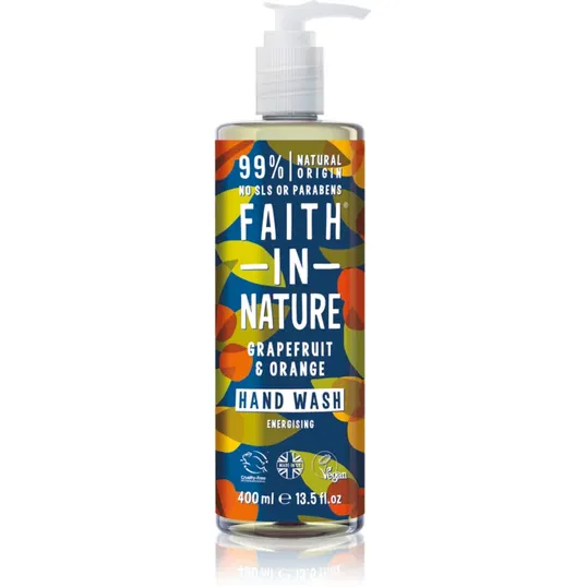 Faith In Nature Grapefruit & Orange Săpun natural pentru mâini 400 ml
