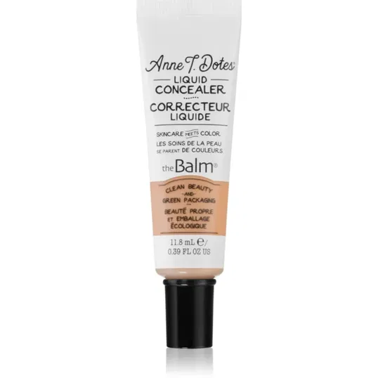 theBalm Anne T. Dotes® Liquid Concealer corector lichid acoperire completa culoare #4 Neutral Fair 11.8 ml