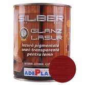 SILBER GLANZ LASUR LEMN ROSU 0,75L