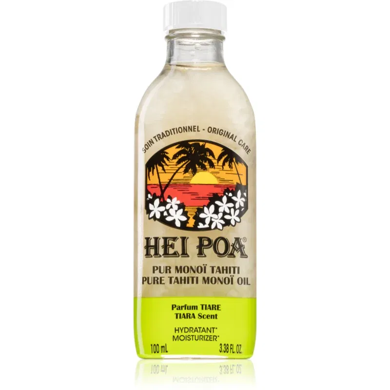 Hei Poa Pure Tahiti Monoï Oil Tiara ulei multifunctional pentru corp si par 100 ml
