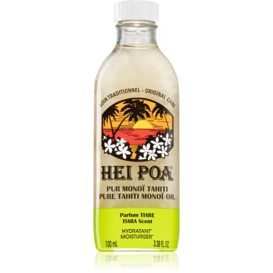 Hei Poa Pure Tahiti Monoï Oil Tiara ulei multifunctional pentru corp si par 100 ml