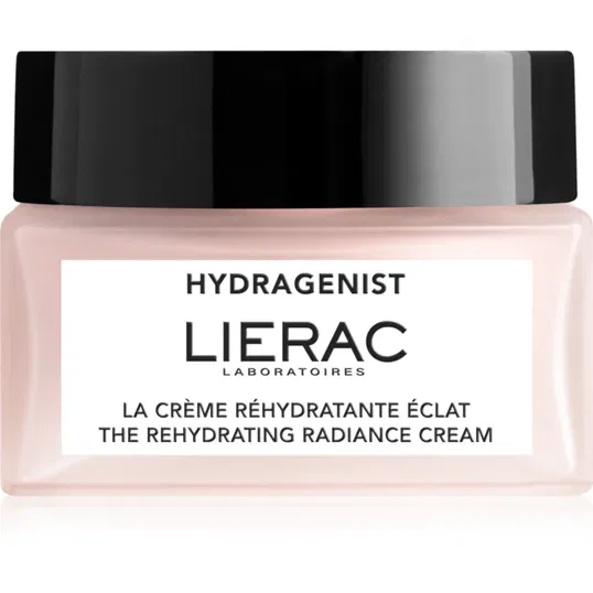 Lierac Hydragenist The Rehydrating Radiance Cream crema ce ofera luminozitate si hidratare pentru ten normal spre uscat reîncărcabil 50 ml